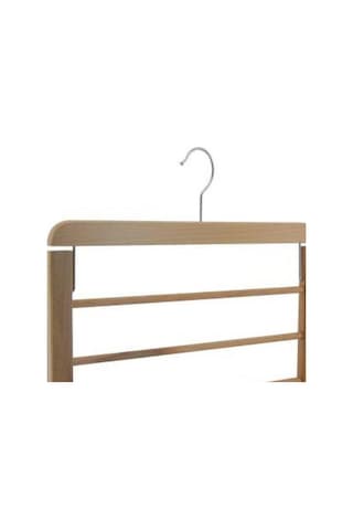 Nyn Ahşap Katlı Pantolon Askısı Bej