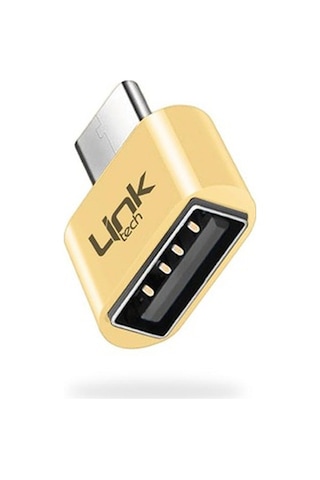 Linktech O192 Usb - Type-C Dönüştürücü Otg Metal Adaptör