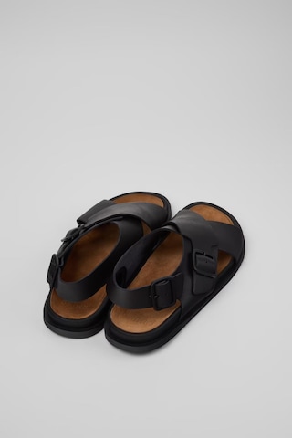 Camper Lluc Sandal Erkek Kahverengi Deri Sandalet-14029