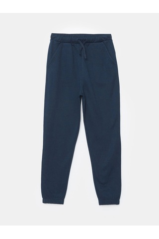 LC Waikiki Lcw Kids Lacivert Bisiklet Yaka Baskılı Erkek Çocuk Eşofman Takım New Navy