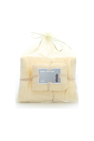 Xiyyadms Mikrofiber Deniz Mercan Kumaşı 2'li Banyo Havlusu Seti - Hızlı Kuruyan Ve Yüksek Su Absorpsiyonu Özelliği Bej Diğer