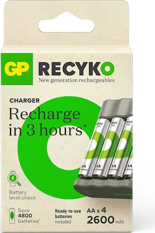 Gp B441-270hcer21-2gtlb4 2600 Mah Kalem Pilli Usb Şarj Cihazı 4 Lü