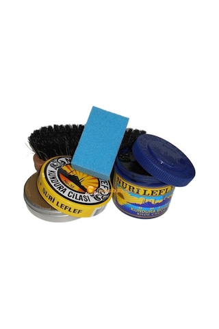 Şafak Leflef Ayakkabı Boya Takım Siyah Siyah