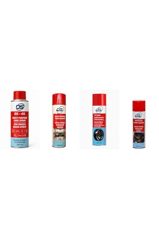 Lastik Parlatıcı + Susuz Motor Temizleyici + Multi Sprey + Temizl