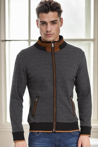 9021 Dewberry Erkek Sweatshırt-diagonal Antrasıt Diagonal Antrasıt