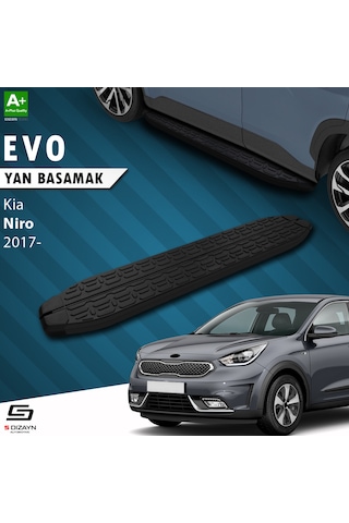 S-dizayn Kia Niro Evo Siyah Yan Basamak 183 Cm 2017 Üzeri