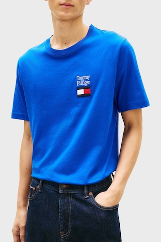 Tommy Hilfiger Erkek T Shirt Mw0mw42367 C7f Mavi
