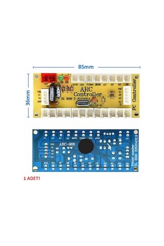 Arcade Usb Kontrol Kart Seti  PC Joystick Oyun Kol Konsol Buton