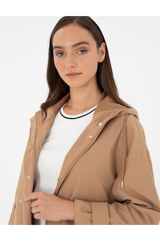 Pierre Cardin Kadın Camel Trençkot 50290318-vr015 Camel