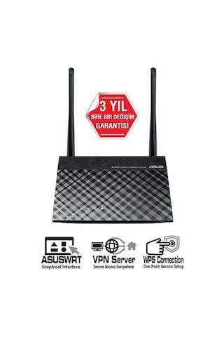 Asus Rt-N11P 300Mbps 4Port 2Adet 5Dbi Ap/Router Universal Repe...