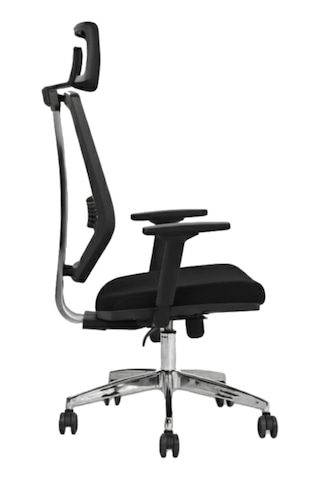 Hunt Mobilya Muna Siyah Kumaş Ofis Yönetici Koltuğu Siyah