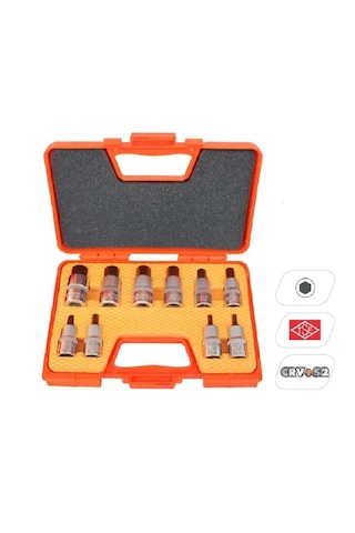 Ht- Rico Lokmalı Torx Bits Takımı- Lokmalı Allen Alyan Takımı Seti 20 Parça