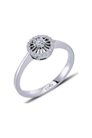 Lova Pırlanta Yuvarlak Yüzük - 1020224