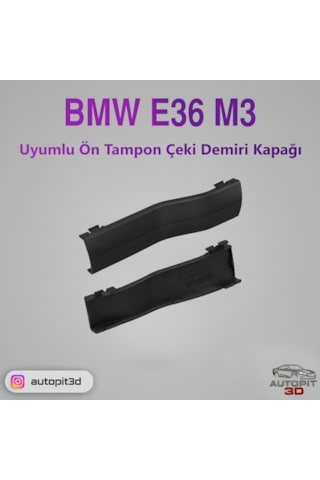 Bmw E36 M3 Tampon Uyumlu Ön Çeki Demiri Kapağı