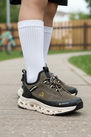 Tuğba Ortopedi Bxz001 Çocuk Rahat Sneaker Haki