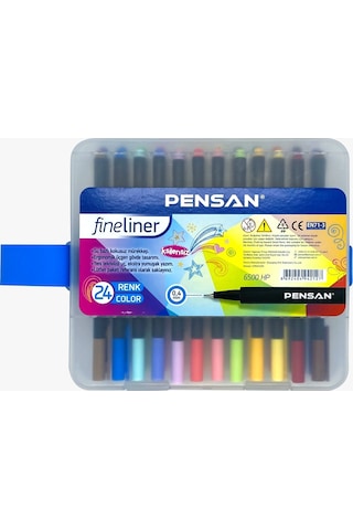Pensan 0.4 Mm Fineliner Kalem Seti 24 Renk N 6500Hp