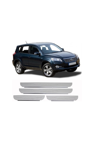 Kapı Eşiği Toyota Uyumlu Rav 4 Iıı Krom 2006-2012