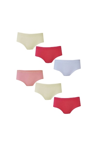 Tutku Iç Giyim 6Lı Kız Çocuk Pınar Bato Pamuklu Slip Külot