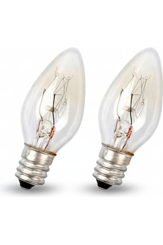 Kubermatu Tuz Lambas Ampulü - Gece Lambası Ampulü E-14 2 Li Paket