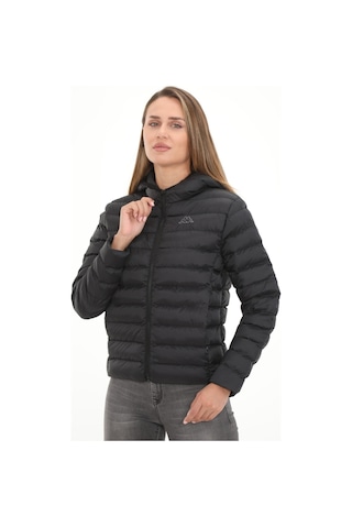 361N5PW-005 Kappa Logo Rıju Kadın Ceket Siyah