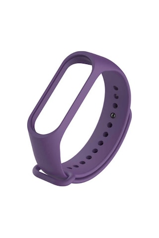 Ekılıf - Xiaomi Mi Band 2 Uyumlu - Kordon Silikon Kordon - Mor