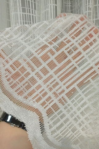 Ekose Kdk Örme Tül Perde / Ölçünüze Özel Dikim