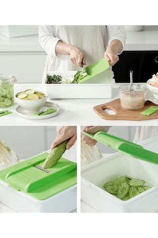 Çok Fonksiyonlu Çift Taraf Kullanımlı Sebze Ve Meyve Doğrayıcı