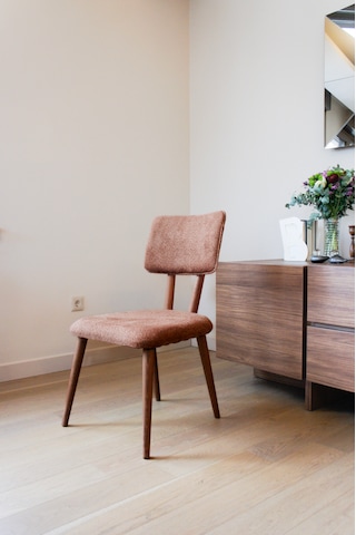 Dolly Ahşap Sandalye Ceviz-kahverengi