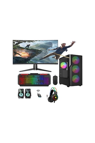 Rotampc RT2678 R7-5700 32 GB 1 TB Nvme 6 GB RTX3050 32" Dos Masaüstü Oyuncu Bilgisayarı