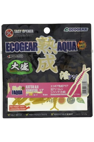 Ecogear Aqua - Katsu Aji Komushi 1.7" 4.3cm 18 Adet Lrf Silikonu