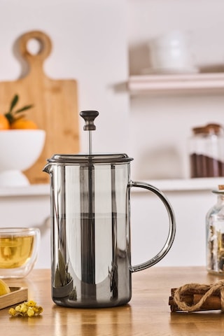 Karaca Alina French Press Gri 600 Ml Gri