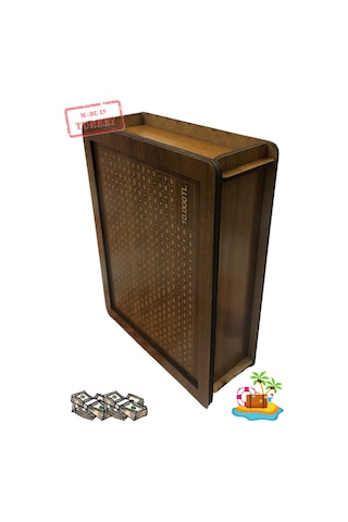 Kumbara Hedef Biriktirme Kumbarası Ahşap Kumbara Parabox 10000 Tl Kumbara