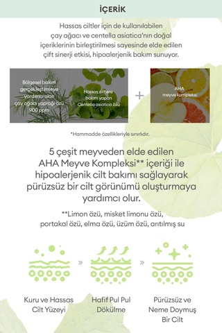 Missha Yağlanma Eğilimli Ciltler İçin Çay Ağacı Özü İçerikli Arındırıcı Tonik 210 ML