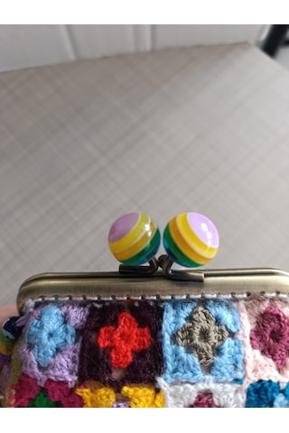 Drc Designs Mini Granny Square Çanta Çok renkli