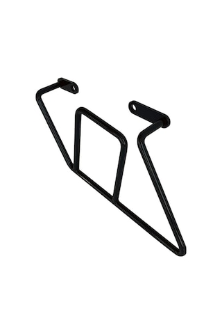 Turktasarlar Motor Accessory Honda Cl250 - Motosiklet Çanta Sabitleme Aparatı, Siyah Boyalı Metal Boru Büküm Sol T Genel