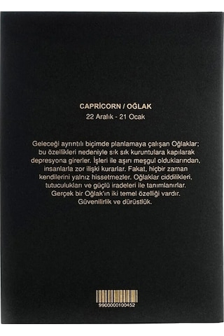Oğlak Burcu Yıldız Haritası Defter
