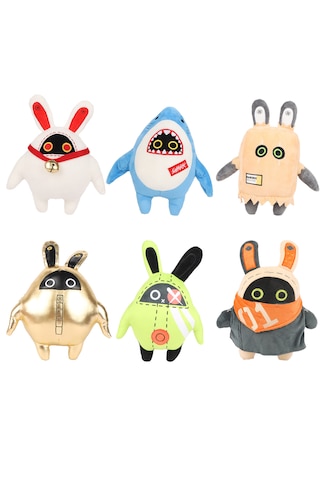 Zenglais Zonzero Prasbang Peluş Oyuncak - Sarı-beyaz Sarı - Beyaz