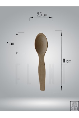 Gürgen El Yapımı Tahta Ahşap 6'lı Baharat Ölçü Reçel Kaşığı 11cm