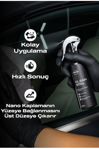 Nasiol Clean Seramik Kaplama Öncesi Yüzey Temizleyici Genel Temizleme 150ML Araç Ev Temizlik Spreyi
