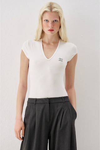 Sagaza Studio Ss6150 Çıt Çıtlı Body Ekru