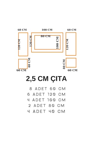 Tv Ünitesi Tasarımı Boyanabilir Çıta Hazır Kesim Anka152