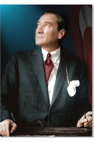 Cakasepetim Mustafa Kemal Atatürk Posterleri Ahşap Mdf Tablo