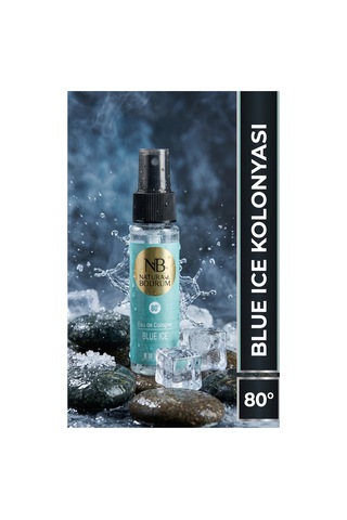 Blue Ice Buzul Ferahlığı Kolonyası 60 Ml Sprey Başlıklı 48'li Paket 80 Cep Boy Toptan Set