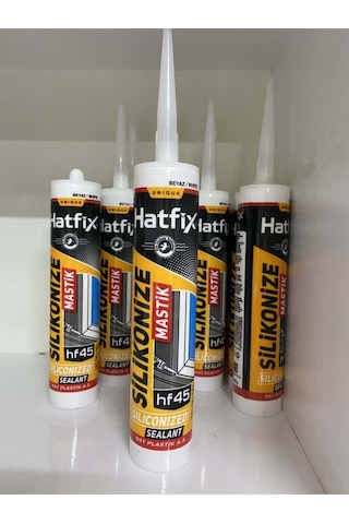 ✅10.Adet Hatfix Slikonize Mastik Tavan Kaplama Yapıştırıcı Çok Renkli