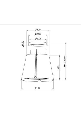 Faber Beat BK Matt F45 Ada Tipi Davlumbaz