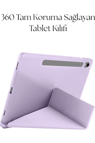 Fuchsia Galaxy Tab S10 Lite / S10 Fe İle Uyumlu Tablet Kılıfı S Pen Tablet Kalemi Ekran Koruyucu Set Tablet Kılıfı