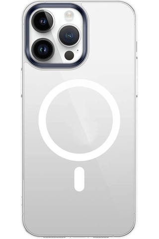 Apple Uyumlu iPhone 15 Pro Kılıf Zore Wireless Şarj Özellikli Şeffaf G-glass Kapak
