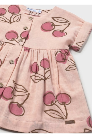 Mayoral Kız Bebek Baskılı Penye Elbise Pembe Pembe
