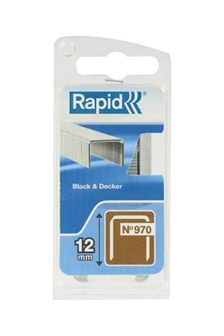 Zımba Teli Tip 970, 12 Mm Zımba, 672 Adet, Düz Tel Kıskaç, Black & Decker El Ve Elektrikli Zımba İçin