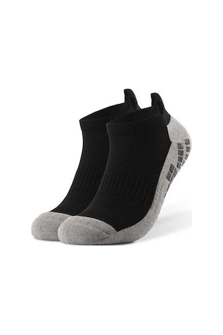 Willowhaven Çorap Kaymaz Futbol Çorapları Spor Atletik Düşük Kesim Nefes Alır Antivibrasyon Ayakkabı İç Çorabı Siyah